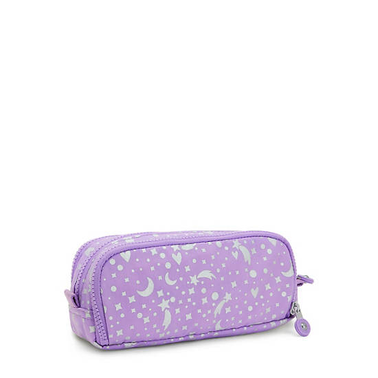 Kipling Gitroy Printed Pencil Case Vesker Metal | NO 1086RV